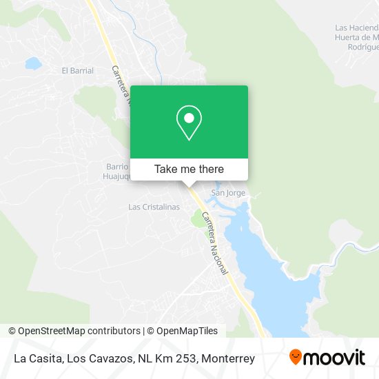 La Casita, Los Cavazos, NL Km 253 map