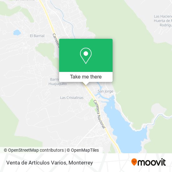 Mapa de Venta de Artículos Varios