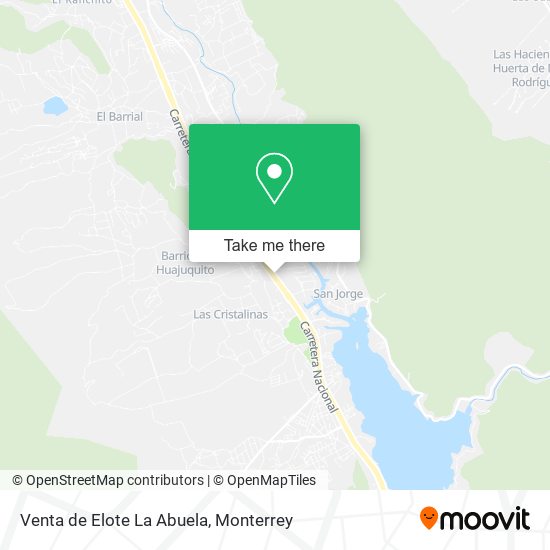 Mapa de Venta de Elote La Abuela