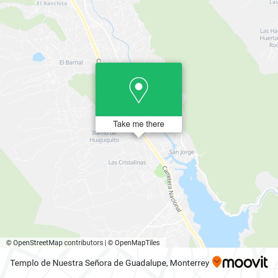 Mapa de Templo de Nuestra Señora de Guadalupe