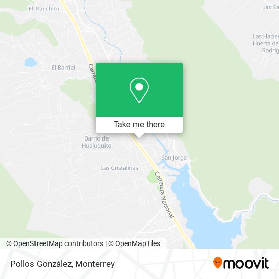 Pollos González map
