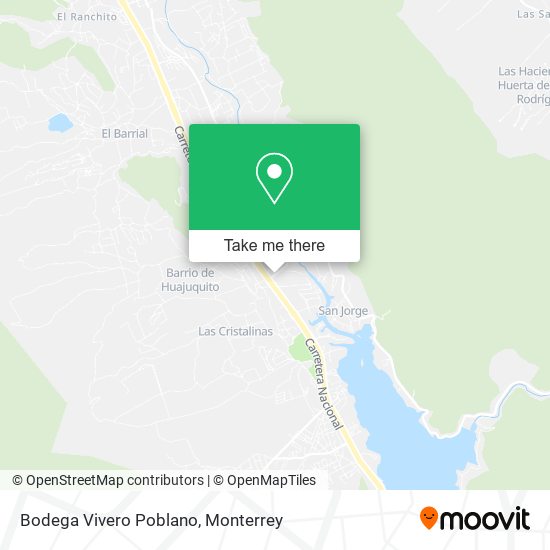 Mapa de Bodega Vivero Poblano