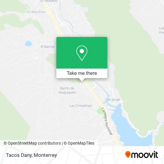 Mapa de Tacos Dany
