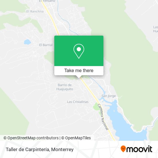 Taller de Carpintería map