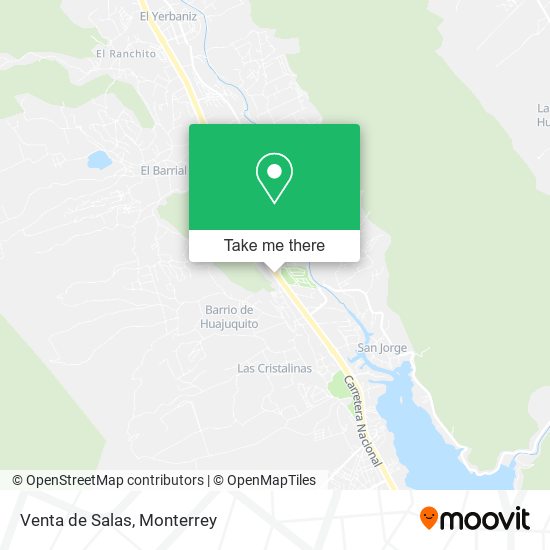 Venta de Salas map