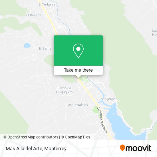 Mas Allá del Arte map