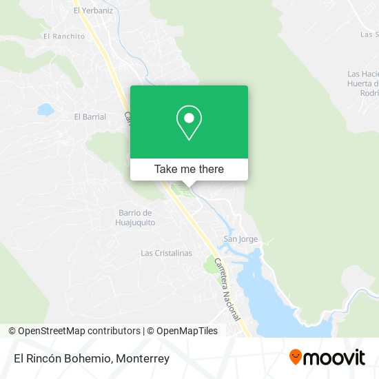 El Rincón Bohemio map