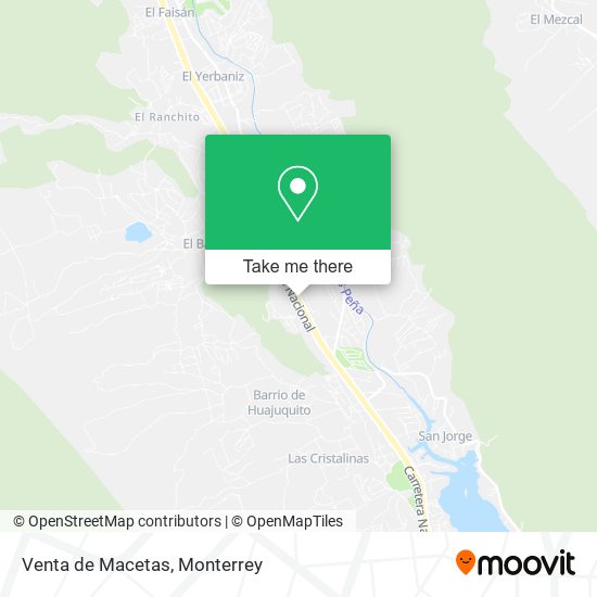 Venta de Macetas map