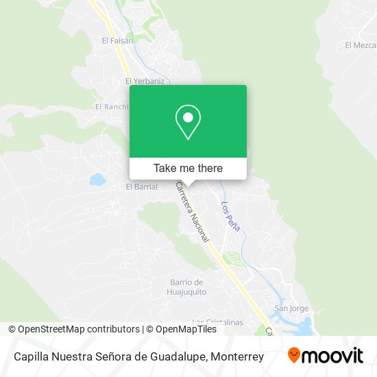 Capilla Nuestra Señora de Guadalupe map