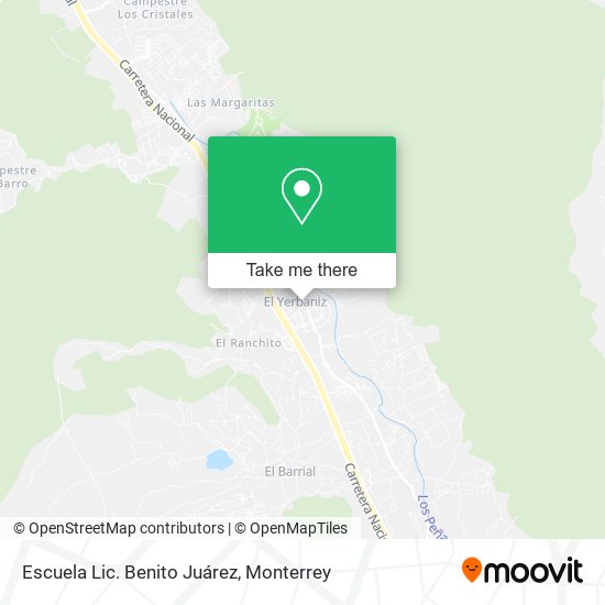 Escuela Lic. Benito Juárez map