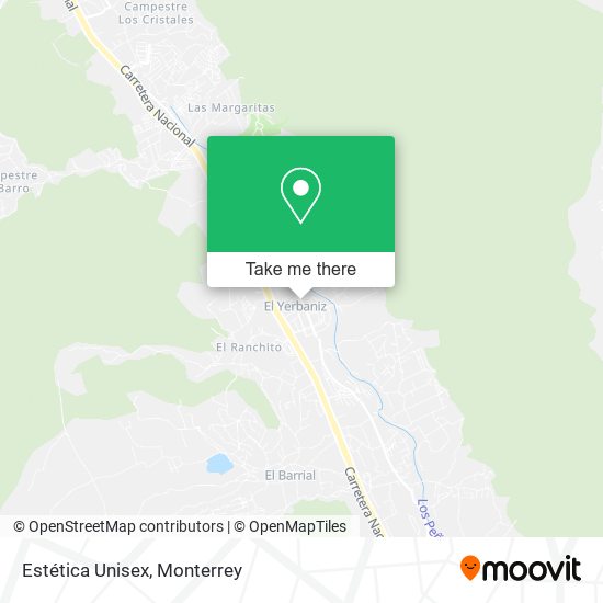Estética Unisex map