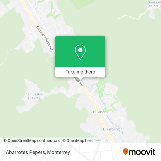 Abarrotes Pepers map