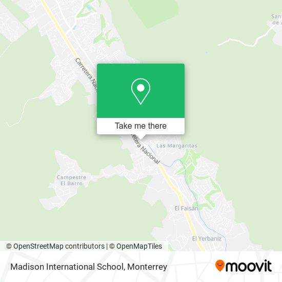 Madison International School map