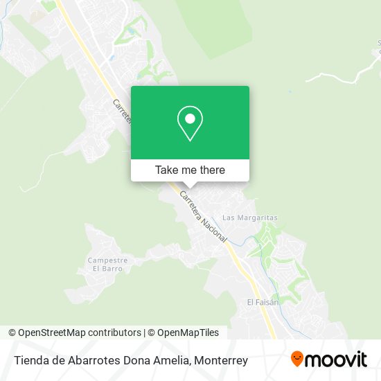 Tienda de Abarrotes Dona Amelia map