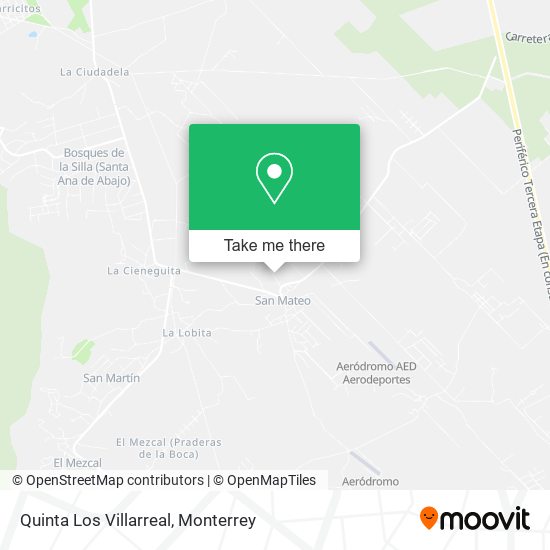 Quinta Los Villarreal map