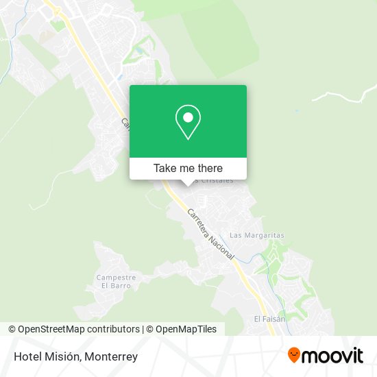 Mapa de Hotel Misión