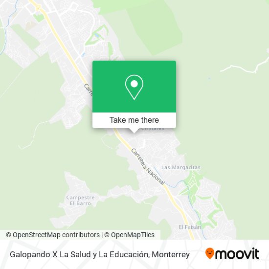 Mapa de Galopando X La Salud y La Educación