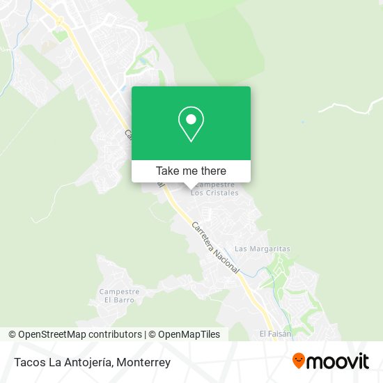 Tacos La Antojería map