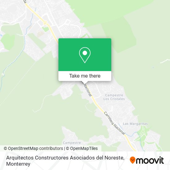 Mapa de Arquitectos Constructores Asociados del Noreste