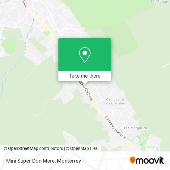 Mapa de Mini Super Don Mere