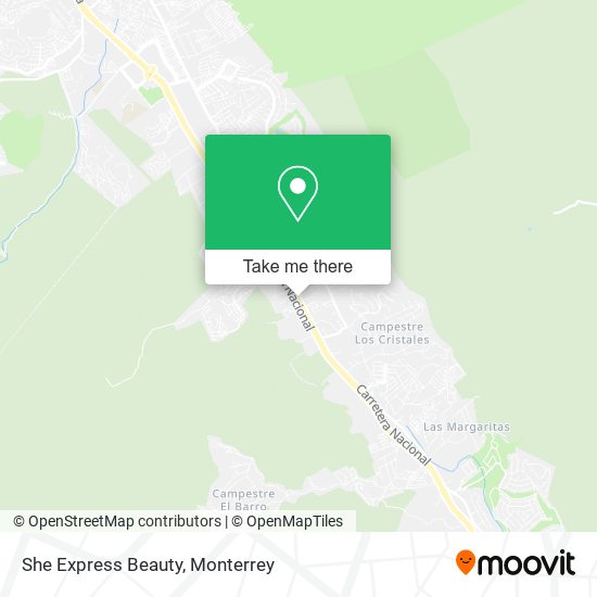 Mapa de She Express Beauty