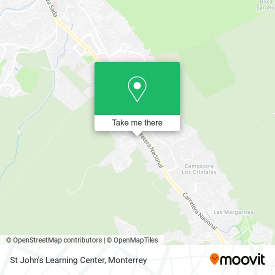 St John's Learning Center map