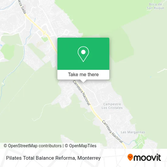 Pilates Total Balance Reforma map