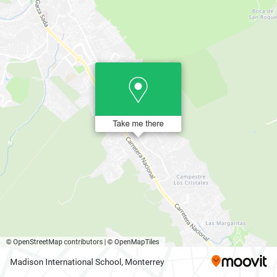 Mapa de Madison International School