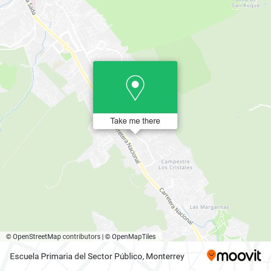 Mapa de Escuela Primaria del Sector Público