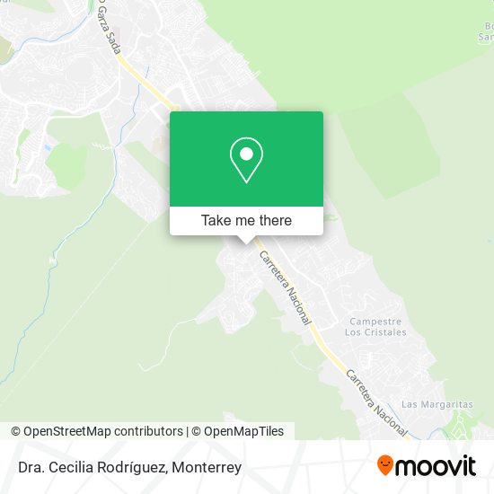 Dra. Cecilia Rodríguez map