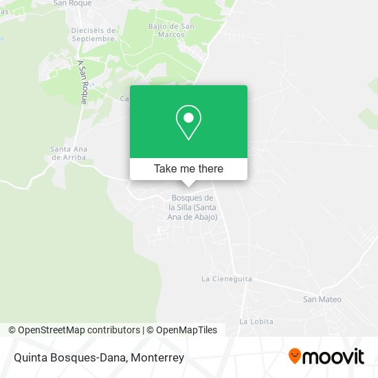 Mapa de Quinta Bosques-Dana