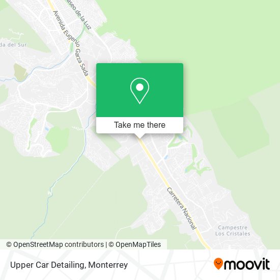 Upper Car Detailing map