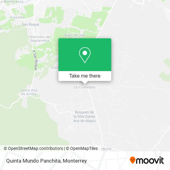 Quinta Mundo Panchita map