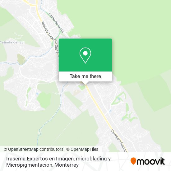 Irasema Expertos en Imagen, microblading y Micropigmentacion map