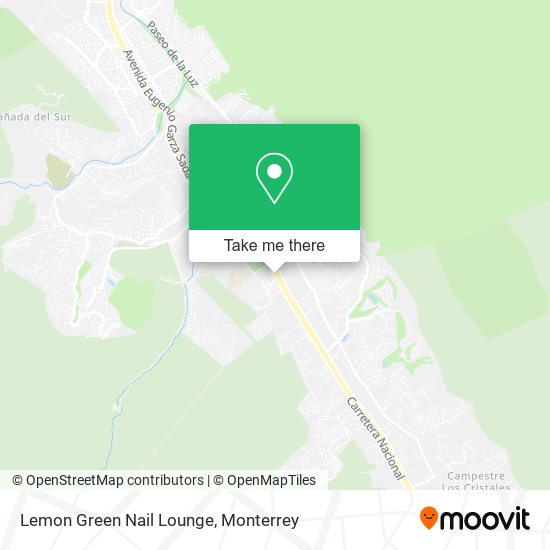Lemon Green Nail Lounge map
