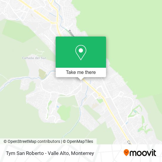 Tym San Roberto - Valle Alto map