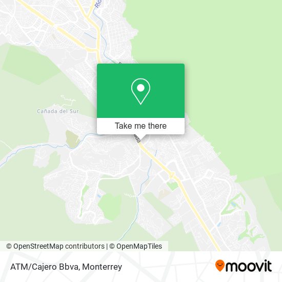 ATM/Cajero Bbva map