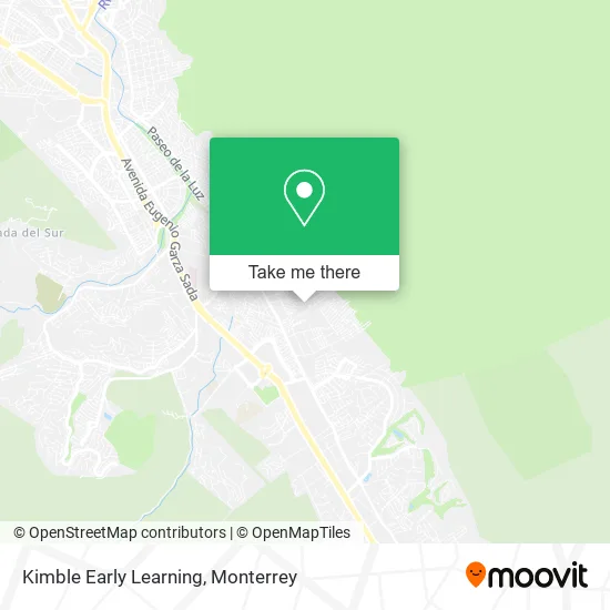 Kimble Early Learning map