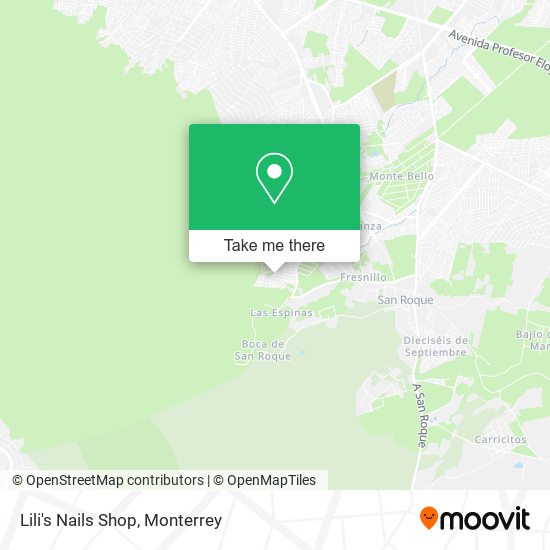 Mapa de Lili's Nails Shop