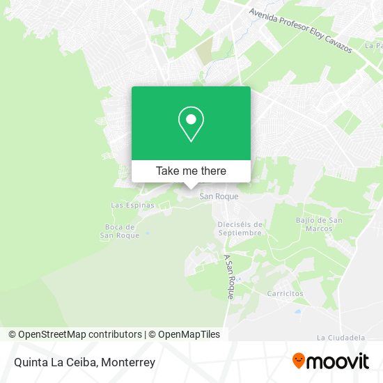 Mapa de Quinta La Ceiba