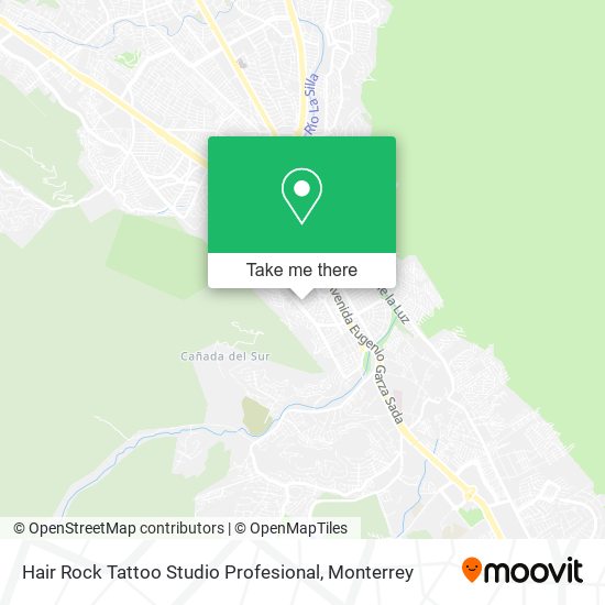 Mapa de Hair Rock Tattoo Studio Profesional