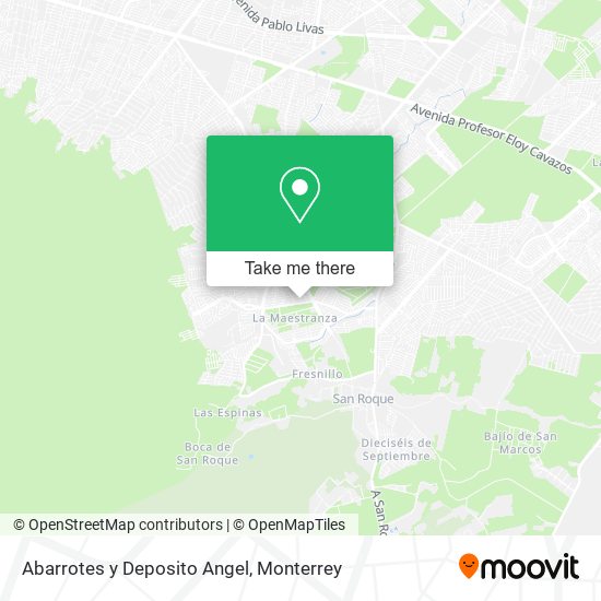 Abarrotes y Deposito Angel map