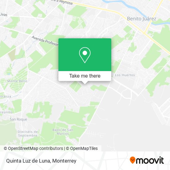 Mapa de Quinta Luz de Luna