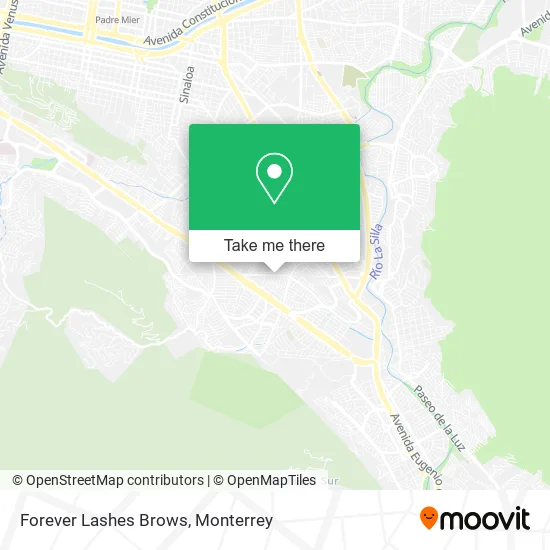 Forever Lashes Brows map