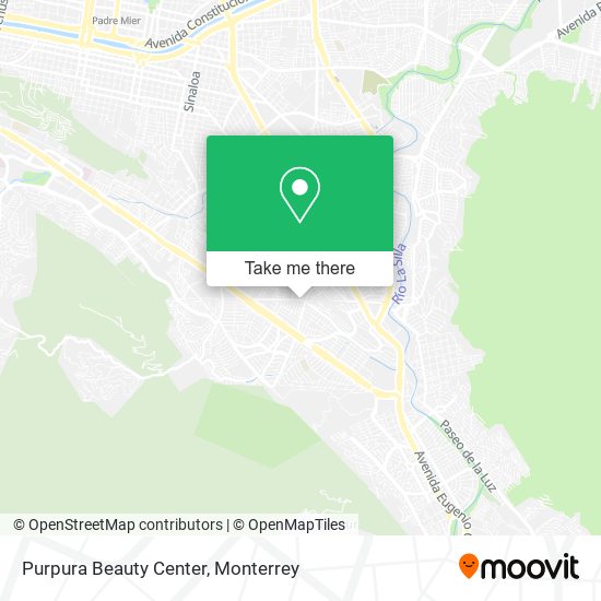 Mapa de Purpura Beauty Center