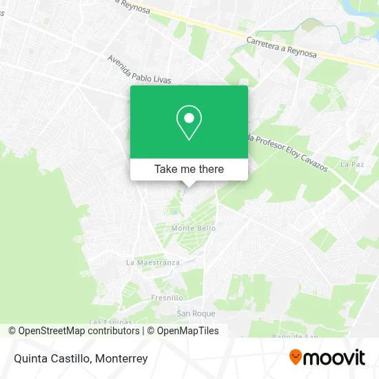 Quinta Castillo map
