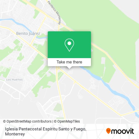 Mapa de Iglesia Pentecostal Espíritu Santo y Fuego