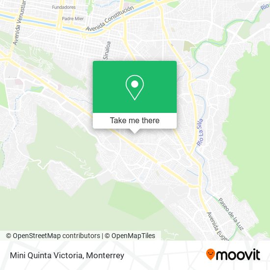 Mini Quinta Victoria map