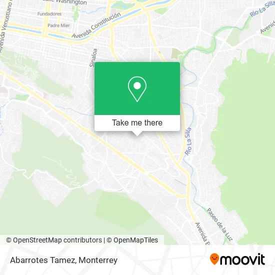 Abarrotes Tamez map