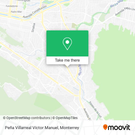 Peña Villarreal Víctor Manuel map